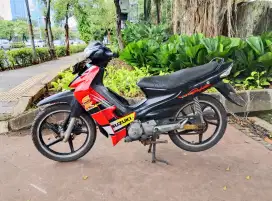 Motor Bekas Suzuki Smash 110 2005 Merah Hitam Termurah