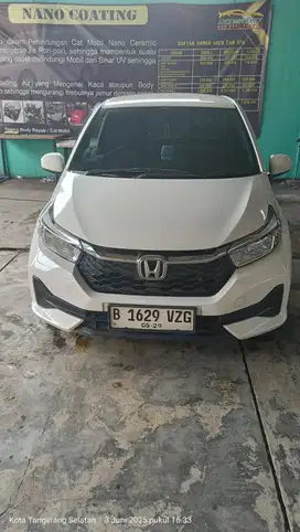 Honda brio satya 2024, warna putih type 1.2 E.Cvt