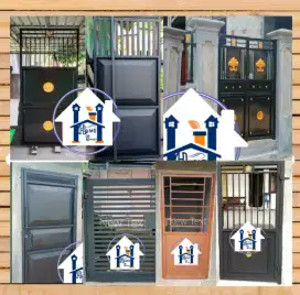 Pintu pagar minimalis