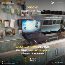 LENOVO Ideapad 3-14IAU7 | Core i3 1215U 16GB 512GB