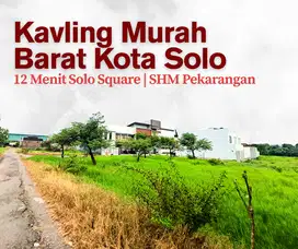 Tanah Solo Barat SHM + PBG Akes Mudah Include Fasum