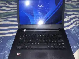Laptop Bekas Lenovo Ideapad 110-14ast, AMD A9 Nego Sampai Jadi