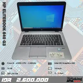 Hp EliteBook 840 G3 - Core i5 - Gen 6 th - Ram 8 GB - SSd 256 GB