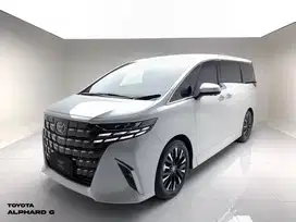 TOYOTA ALPHARD G 2023 WHITE ON BLACK