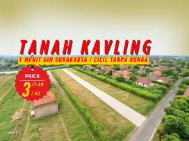 Tanah Kavling Area Kampus 10 Menit Kota Solo
