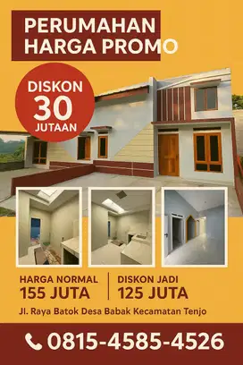Promo spesial perumahan murah