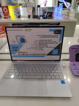 KREDIT LAPTOP ACER ASPIRE LITE core i3