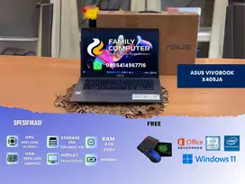 ASUS VIVOBOOK X409JA | INTEL CORE I3 GEN10 | RAM 8GB DDR4 SSD 128+HDD