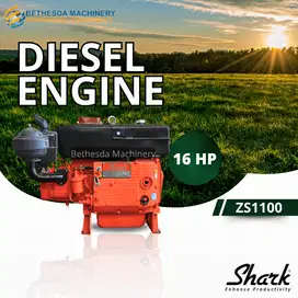 Mesin Penggerak Solar 16 HP Shark Diesel ZS1100 16 PK