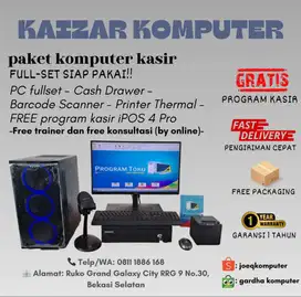 Paket kasir hebat fullshet minimarket retail akurat untuk segala usaha