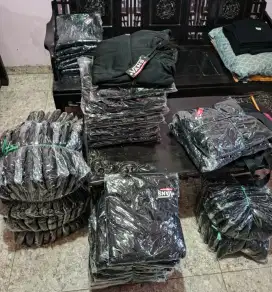 HOODIE POLOS TEBAL HITAM