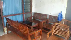 Meja kursi kayu jati
