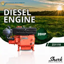 Diesel Kapasitas 20 HP / 20 PK Shark Diesel Engine Solar  ZS 1110