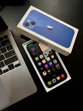 Iphone 13 Blue 128GB iBox BH89% Fullset