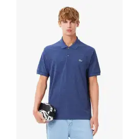 Kaos polo shirt LACOSTE denim navy colour Size S