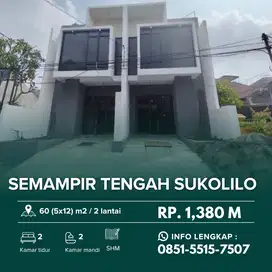SEMAMPIR Akses Merr‼️Rumah Baru 2 Lantai Strategis No Belok