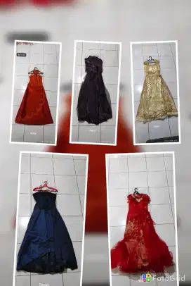 Baju pesta wanita dewasa 5 set = 1990000