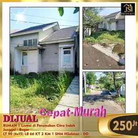 DIJUAL Murah RUMAH 1 Lantai di Perumahan Citra Indah Jonggol Bogor -DO