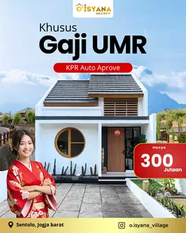 Rumah Jogja Murah Dekat Brimob Sentolo Ada Pos Security Desain Jepang