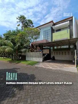 Rumah Mewah Modern Split Level di Araya Malang