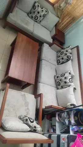SOFA JATI SET JUAL MURAH