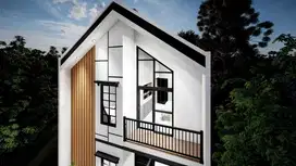 Dijual Rumah cluster mewah Scandinavian 2 lantai Free design