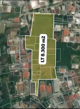 DISEWAKAN TANAH 8.300 M2 JL KH HASYIM ASHARI CIPONDOH, KOTA TANGERANG
