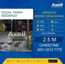 Tanah Jenggolo Bedrek Siwalanpanji Dijual