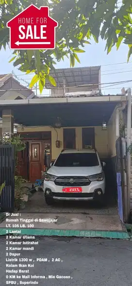 DIJUAL RUMAH SAWOJAJAR