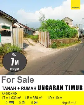 DIJUAL TANAH DI UNGARAN TIMUR A4052