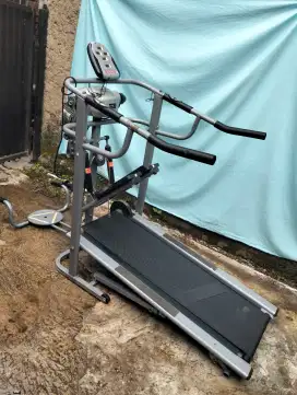 Treadmill manual alat olahraga fitnes