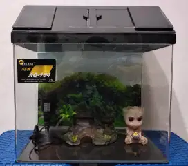 Aquarium Bending Recent Size 40x26x30 Fullset Paket Komplit