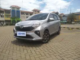 TDP 6,JT Daihatsu Sigra 1.2 New R Deluxe Bensin-AT Silver 2019