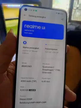 Realme gt master 8/256 mulus no minus