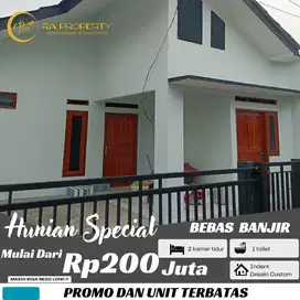 Rumah minimalis 2 kamar harga terjangkau mulai dari 200 jutaan