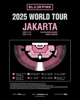 Tiket Blackpink Jakarta day 1  cat 1