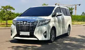 Dp 15jt Alphard Q 2017 Executive Lounge 3.5 New Toyota Putih bs TT