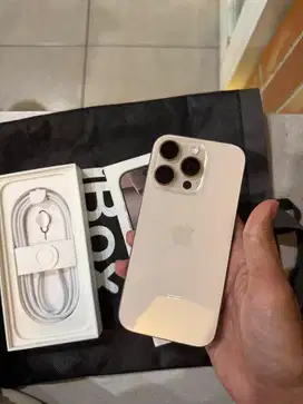 Iphone 16 Pro 256 bekas rasa baru Warna Fav Dessert Titanium