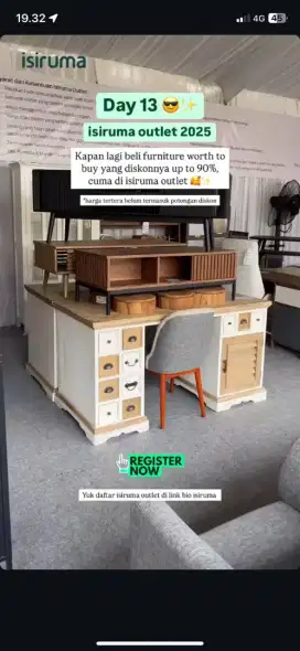 Meja kantor/meja belajar