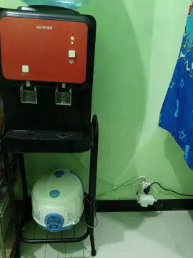Dispenser (Panas dan Normal), Galon Aqua, Rak Dispenser, Magic com