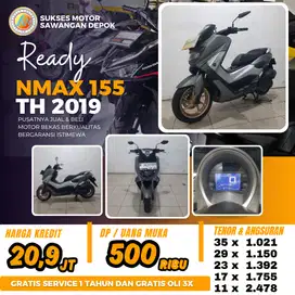 PROMO CASH KREDIT YAMAHA NMAX N MAX 155 TAHUN 2019 UNIT MULUS GARANSI