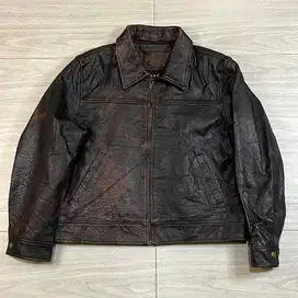 Wilsons boxy vintage leather jacket
