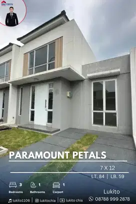 Disewakan Rumah Siap Huni Akses Tol Langsung di Paramount Petals