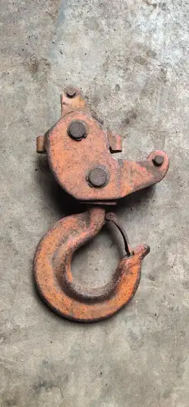 Bottom Crane Hook Blok Cap 20T - Preloved Siap Langsung Digunakan
