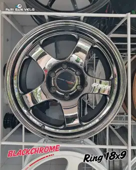 Velg WORK MEISTER Blackchrome Ring 18 lebar 9 pcd. 6x139,7 ET. 0