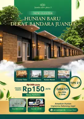 PROMO HUNIAN DEKAT BANDARA JUANDA