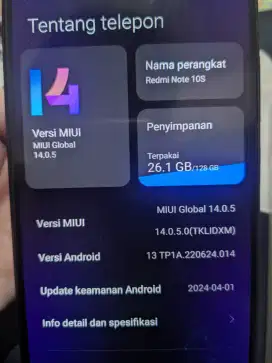 Redmi Note 10s 8/128