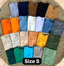 Kaos polos pria wanita lusinan