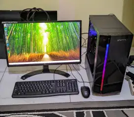 PC Gaming Editing Ryzen 3 RAM 16 GB GTX 1050Ti SSD 256 GB BONUS TV 32
