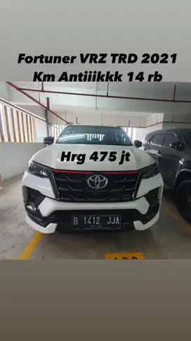 TOYOTA FORTUNER VRZ TRD 2.4 2021